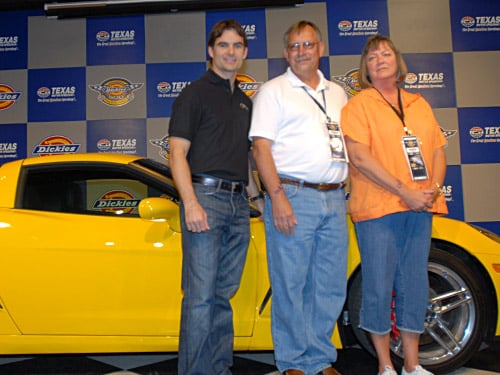 2008 Jeff Gordon Corvette raffle winners