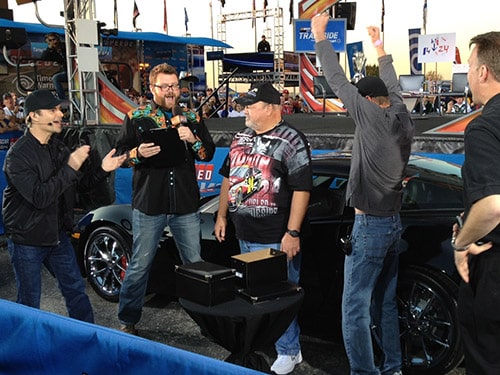 2011 Jeff Gordon Corvette raffle winner