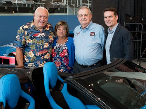 2017 Jeff Gordon Corvette raffle winners